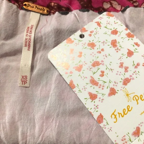 FREE PEOPLE Jet Set Mini Dress Pink XS - Picture 3 of 10